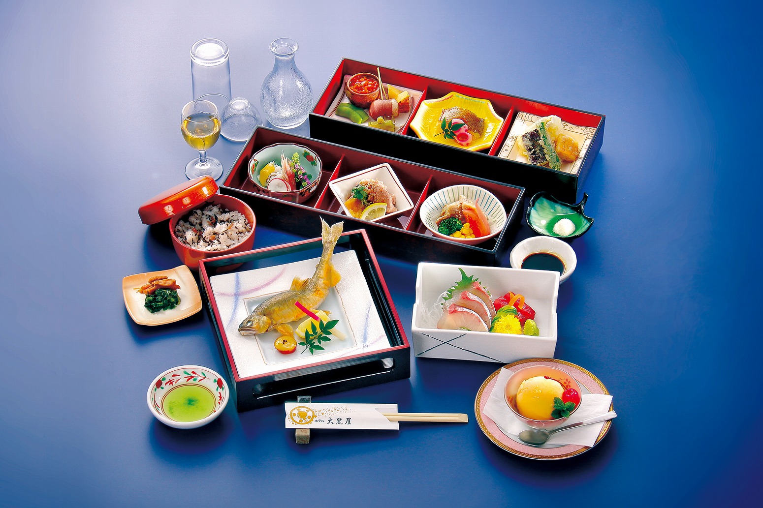 〈夏の宴会プラン〉箱会席　6,000円